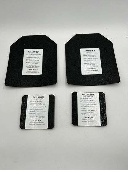 NEW Full Body Armor Plate Set – Front, Back & Side Plates – Level IIIA AR500 Steel image