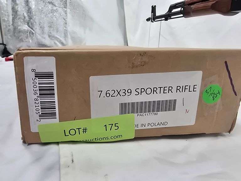 PIONEERS ARMS CORP  762  SPORTER RIFLE   SN# PAC1177780  (AKM-STYLE SEMI-AUTO)