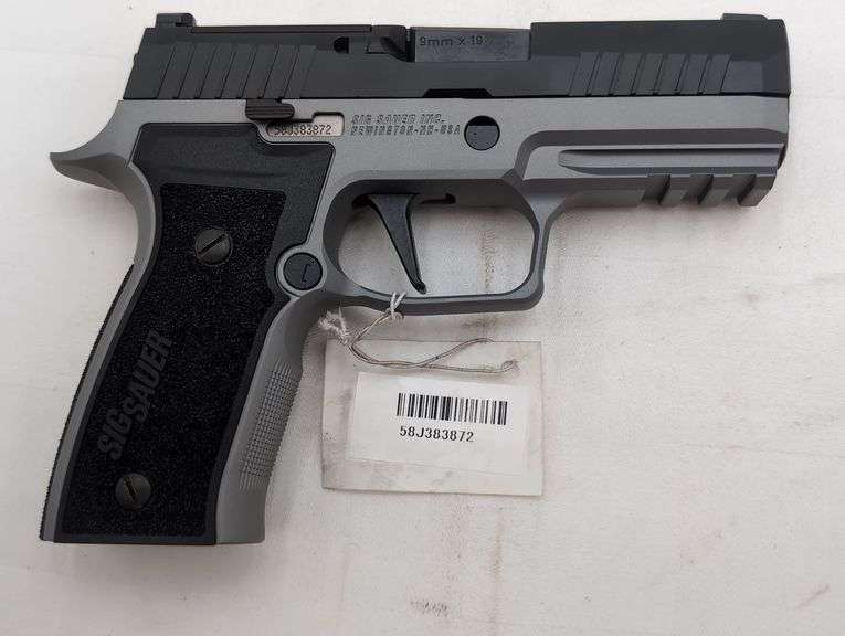 SIG SAUER P320 9MM SEMI AUTOMATIC SN# 58J383872 3.9" BARREL 2 17 ROUND MAGAZINES image