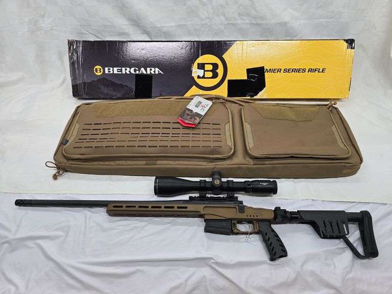 BERGARA BOLT ACTION RIFLE .308 J42358 MAGNESIUM CHASSIS, CARBON BARREL, ATHLON OPTICS 5-25X56 image