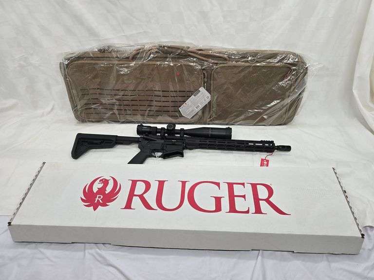 RUGER SFAR .307/7.62 SEMI AUTO SN# 563-62894 16" BARRELPACKAGE, ATHLON 4-20X50 OPTICS image