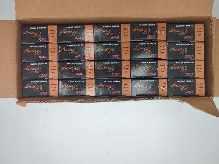 1000 Rounds PMC .40 S&W 180 grain FMJ image