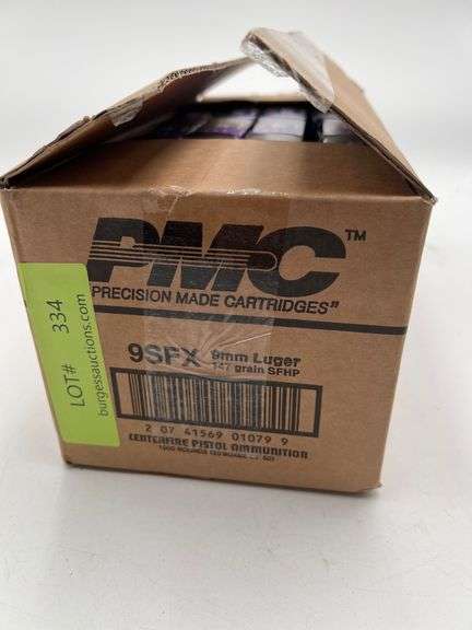 1000 rounds PMC 9mm Luger 147 grain SFHP