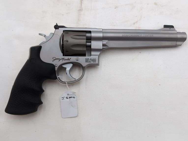 SMITH AND WESSON REVOLVER 9MM 929 PERFORMANCE SN# EEK6766 STAINLESS 6.5" BARREL SIGNATURE EDITIONJERRY MICULEK image