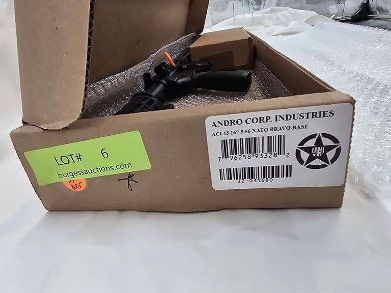 Make: Andro Corp Industries  Caliber: Multi Caliber 556/223  Model: ACI-15  S/N: J2-031396