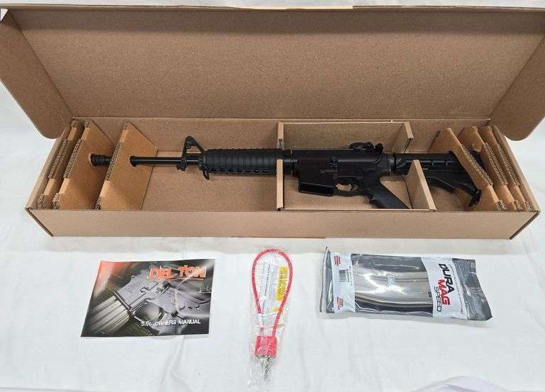 Delton Multi 223/556 DTI-15 Semi-Automatic SN: DTI-A005174 Magazine, Box & Paper image