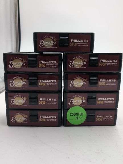9 pks of Hodgdon Pyrodex Pellets .50 caliber 50 GR