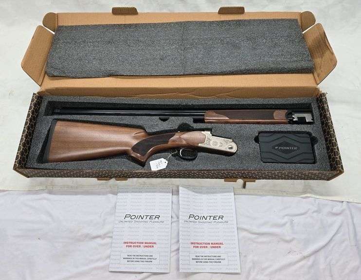 POINTER ACRIUS 20 GAUGE OVER/UNDER SHOTGUN SN# 240U-KRC24239 28" BARREL WALNUT STOCK image