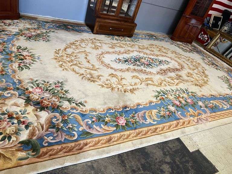 12x20' handmade Chinese Aubusson Oriental Rug image