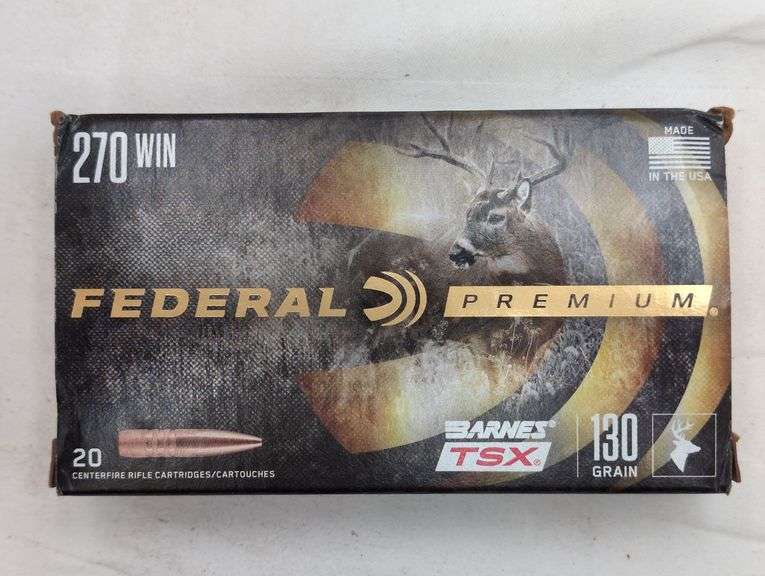 200 ROUNDS FEDERAL 270 WIN 130 GRAIN