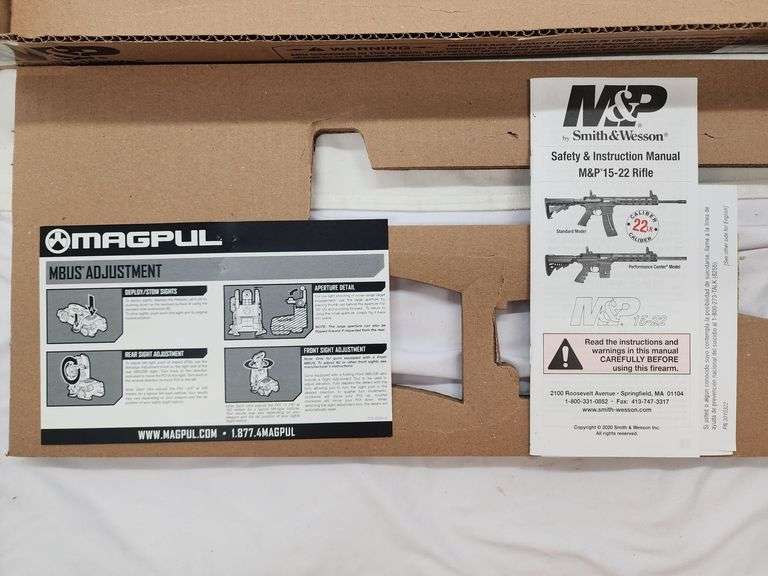 SMITH AND WESSON M&P 15-22 SPORT   22 LR  Semi Automatic RIFLE  SN# LBJ8618  16.5" BBL