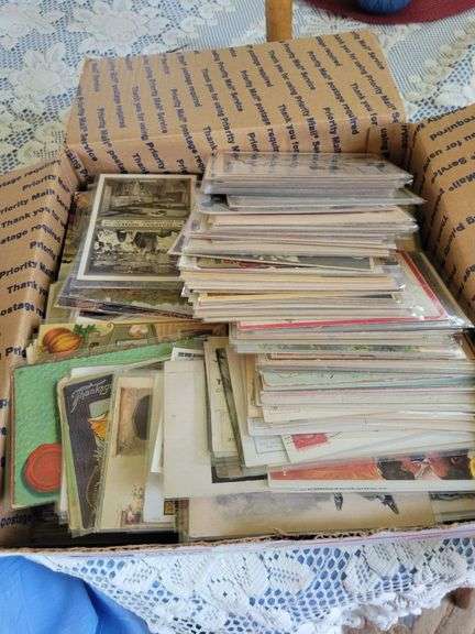 Large Collection of Vintage Postcards image