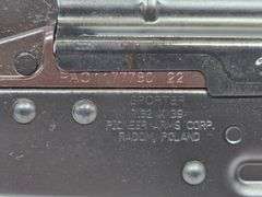 PIONEERS ARMS CORP  762  SPORTER RIFLE   SN# PAC1177780  (AKM-STYLE SEMI-AUTO)