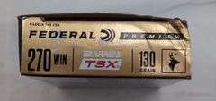200 ROUNDS FEDERAL 270 WIN 130 GRAIN