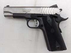 RUGER SR1911 CMD9  9MM   Semi Automatic Pistol  SN#672-93268  BLACK ANODIZED