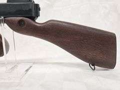 AUTO ORDANCE  45ACP  THOMPSON 1927 A-1 "CHICAGO TYPEWRITER" "TOMMY GUN"  SN# KAP3737  DRUM MAG, AND 2 STICK MAGAZINES, UNFIRED