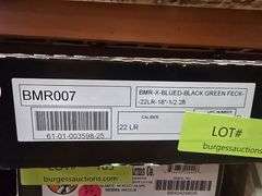 BERGARA BMRX BLUED BLACK GREEN FLECK  22LR   BOLT ACTION RIFLE   SN# 61-01-003598-25