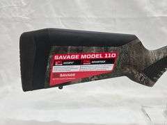 Savage  6.5 Creedmore  M110 High Country  N864460  Brown Stainless Steel Barrel, Camo Synthetic Stock