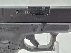 Make: Glock  Caliber: .40  Model: G23  S/N: MBU295  3 Magazines, Paper, Case, Child lock, Cleaning Brush & 2 Shells