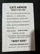 NEW Full Body Armor Plate Front or back  Level IIIA AR500 Steel
