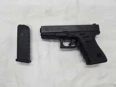 Make: Glock  Caliber: .40  Model: G23  S/N: MBU295  3 Magazines, Paper, Case, Child lock, Cleaning Brush & 2 Shells