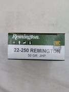 200 ROUNDS REMINGTON .22-250 REM 50 GRAIN JHP