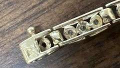 14k yellow gold tennis bracelet 5.14 tdwt