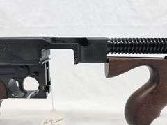 AUTO ORDANCE  45ACP  THOMPSON 1927 A-1 "CHICAGO TYPEWRITER" "TOMMY GUN"  SN# KAP3737  DRUM MAG, AND 2 STICK MAGAZINES, UNFIRED