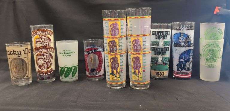 Twenty-One Kentucky Derby Glasses image