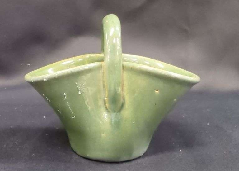 Cornelison's Bybee Pottery Green Basket image