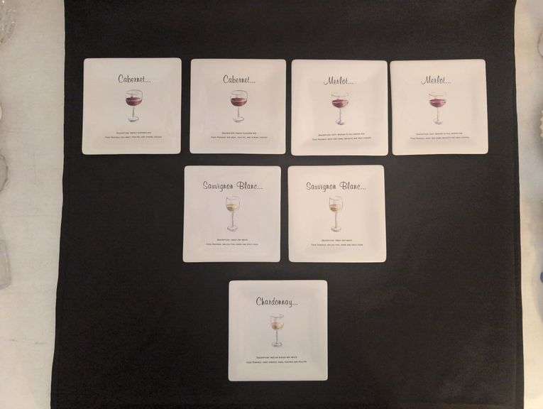Pottery Barn Wine Pairing Appetizer Plates image