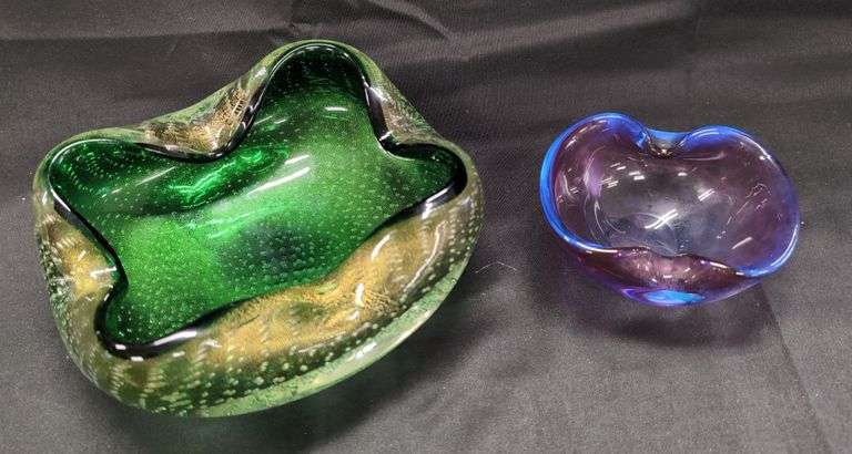 Two Murano Glass Bowls image