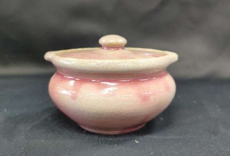 Cornelison's Bybee Pottery, Strawberry Glaze Covered Jar image