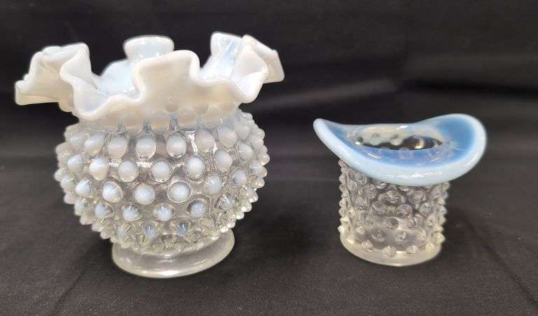 2 Pieces of Opalescent Fenton image
