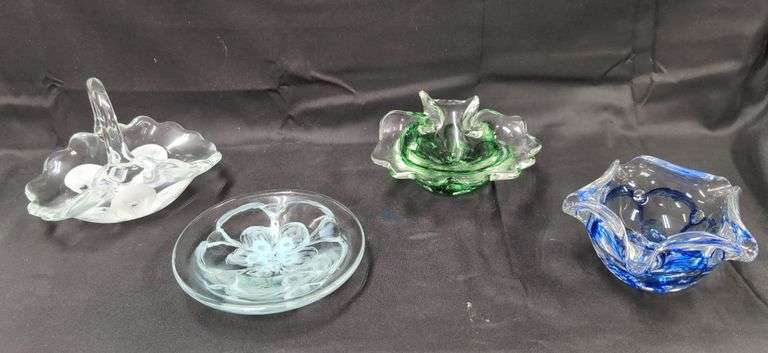 Four Pieces of Zimmerman Art Glass image