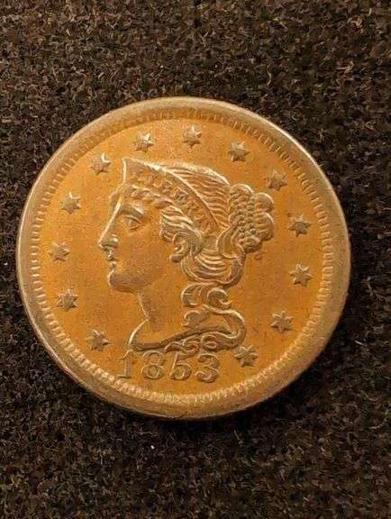 1853 LARGE CENT image