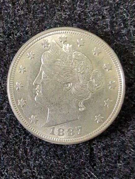 1887 LIBERTY "V" NICKEL image