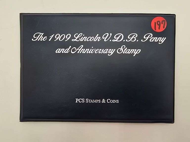 1909 Lincoln VDB cent with anniversary stamp image