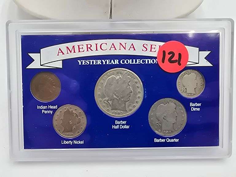 America's Yesteryear 5 piece coin collection image