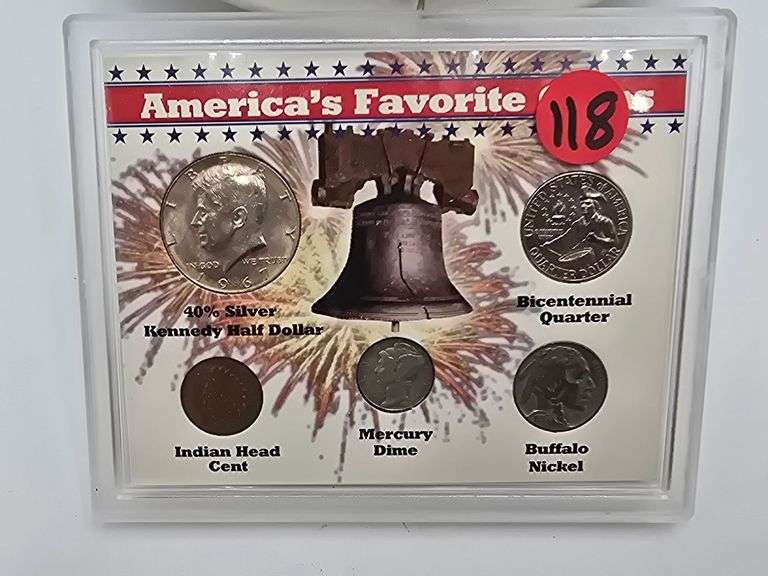 America's Favorite Coins 5 piece set image