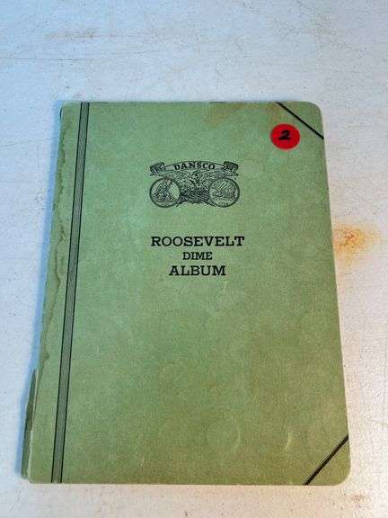 Album Containing 77 Silver Roosevelt Dimes image
