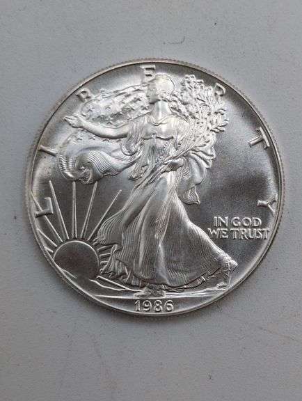 1986 one ounce American Silver Eagle image