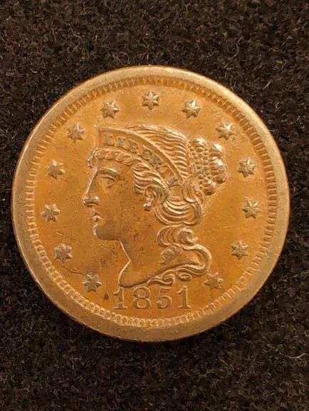 1851 LARGE CENT image