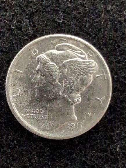 1917-S MERCURY DIME image