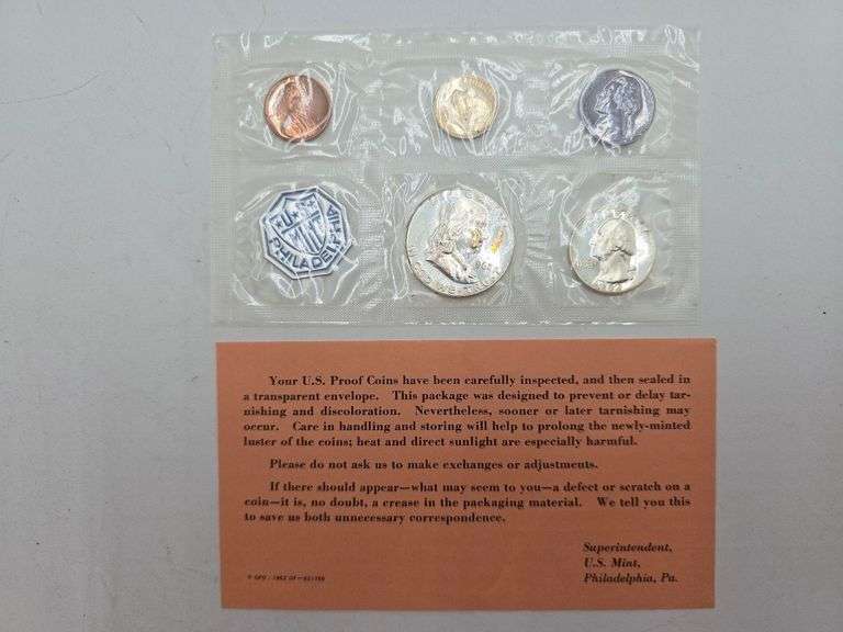 1962 US Proof set image