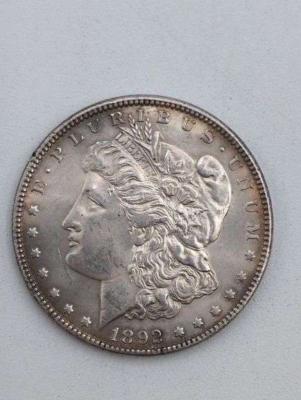 1892 Morgan Silver Dollar image