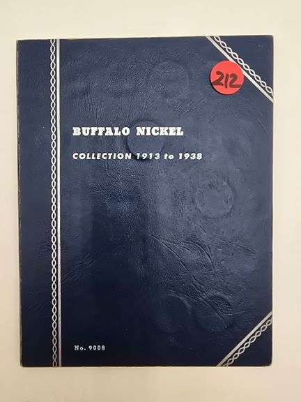 Buffalo Nickel Album 1913-1938 36 coins image