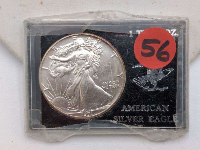 1991 one ounce American Silver Eagle image