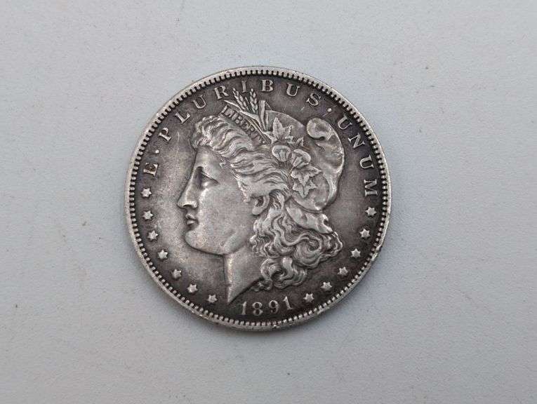 1891-O Morgan Silver Dollar image