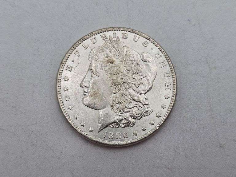 1886 Morgan Silver Dollar image